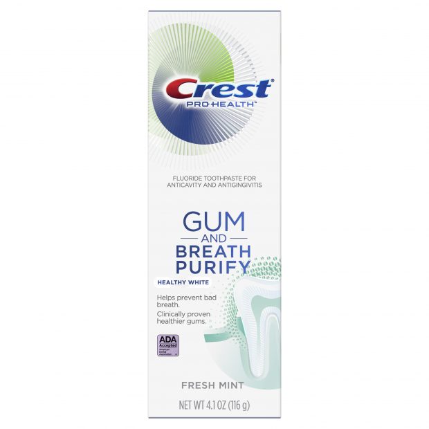 Zubní pasta pro svěží dech CREST GUM AND BREATH PURIFY Healthy White